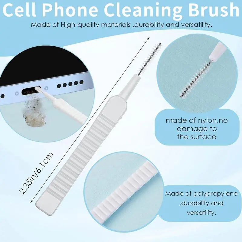 13-piece mobile phone interface cleaning brush set computer keyboard headset cleaning tool suitable for ip Type-C interface