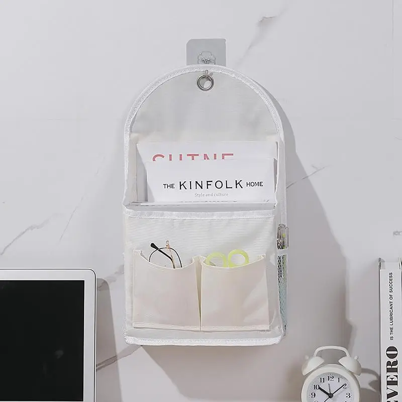 Wall Mounted Bag Large Capacity Compartmented Multifunction Basket Organizing Box Containers Wall Organizer Storage For Dorm