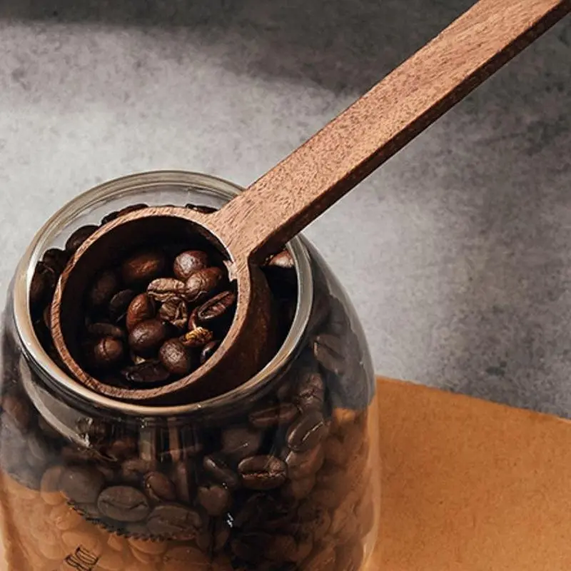 Black walnut measuring spoon quantitative wooden measuring spoon milk powder ground coffee measuring spoon