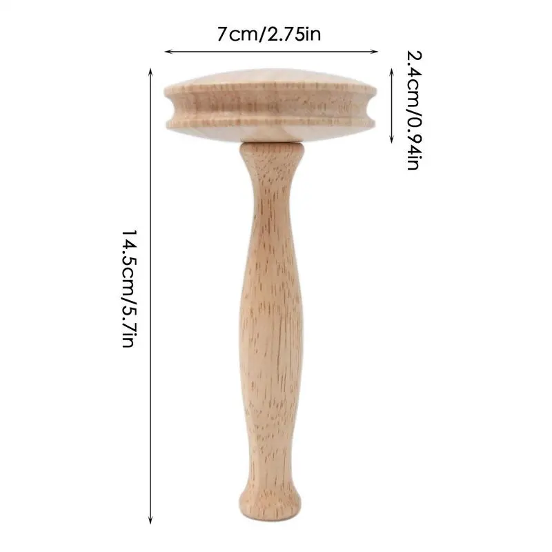 Wooden darning tool kit Mushroom darning patchwork tool Sock darning thread tool kit for darning sock holes and more