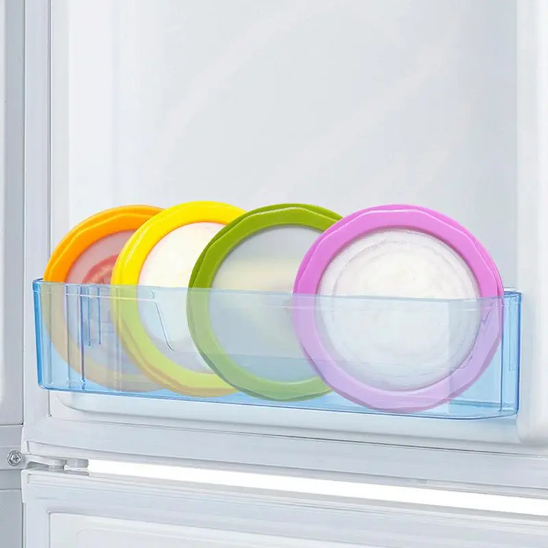 Avocado Storage Airtight Silicone Veggie Storage Container Reusable Veggie Keepers Fruit Saving Box For Garlic Onions Lemons And