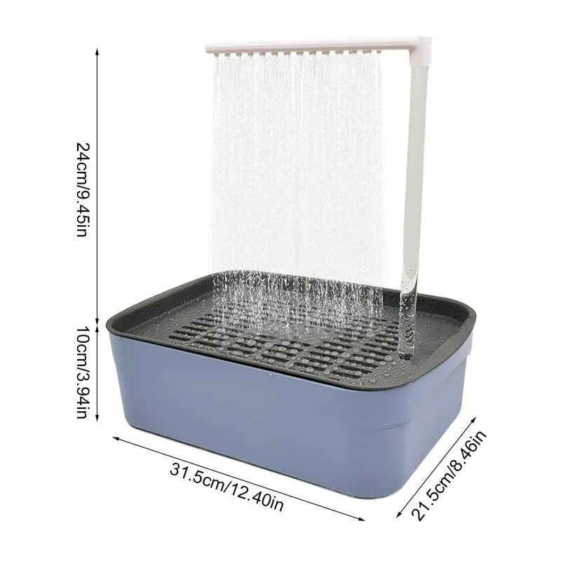 Parrot automatic bathtub with shower water circulation Parrot circulation shower USB electric bird bath shower fountain