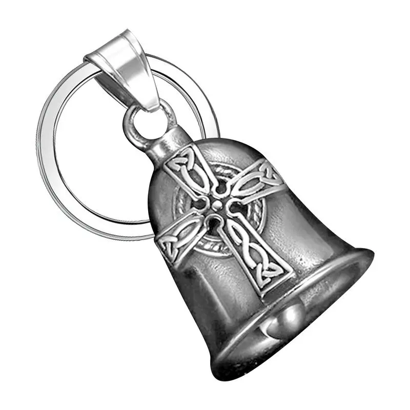Fashion good luck bells Porch metal wind chime ornaments Motorcycle rider pendant Retro rider good luck bells
