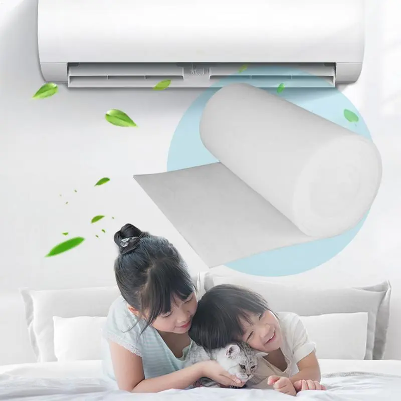 100 x 100 cm Air Conditioner Vent Pre-Filter Fabric Activated Carbon Filter Vent Water Purifier Pre-Filter