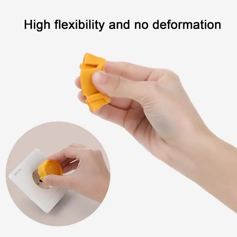 Power safety socket protection cover baby proof plug cover silicone anti-electric socket cover safety protection protector