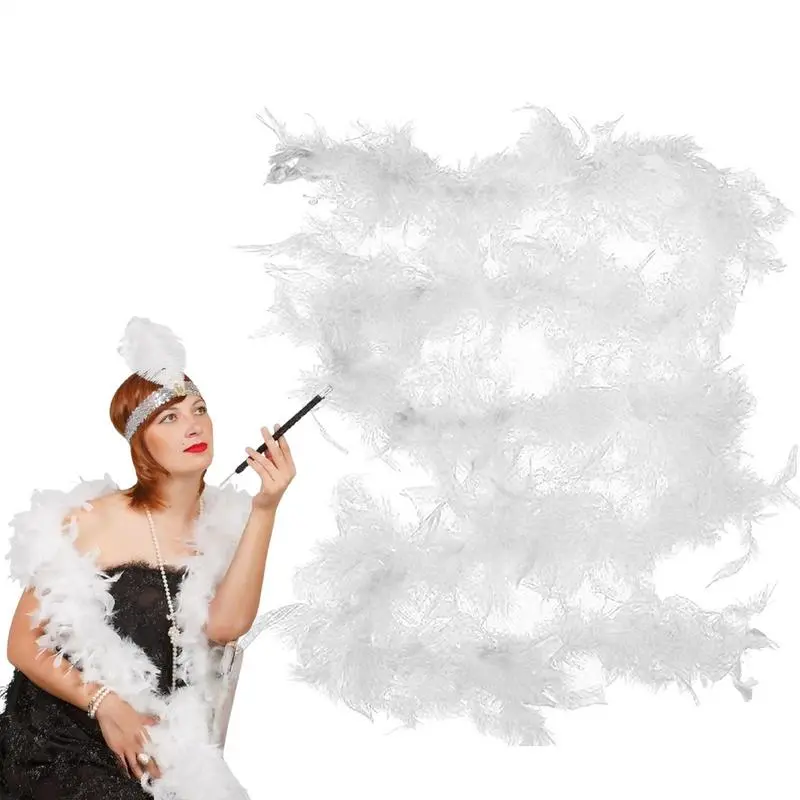 2 meter party scarf women's masquerade feather scarf masquerade feather decoration home decoration