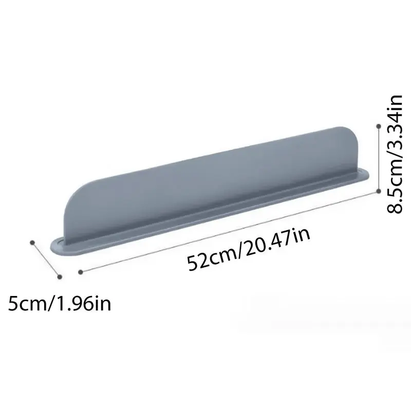 52cm kitchen sink splash guard silicone water shield reusable hand washing and vegetable washing splash guard