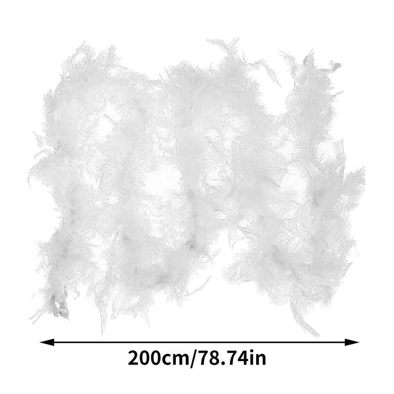 2 meter party scarf women's masquerade feather scarf masquerade feather decoration home decoration