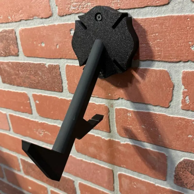 Motorcycle Helmet Holder Wall Mount Cloth Display Rack Hook With Mounting Screws Fire Fighter Hat Display Hanger For Jacket Hats