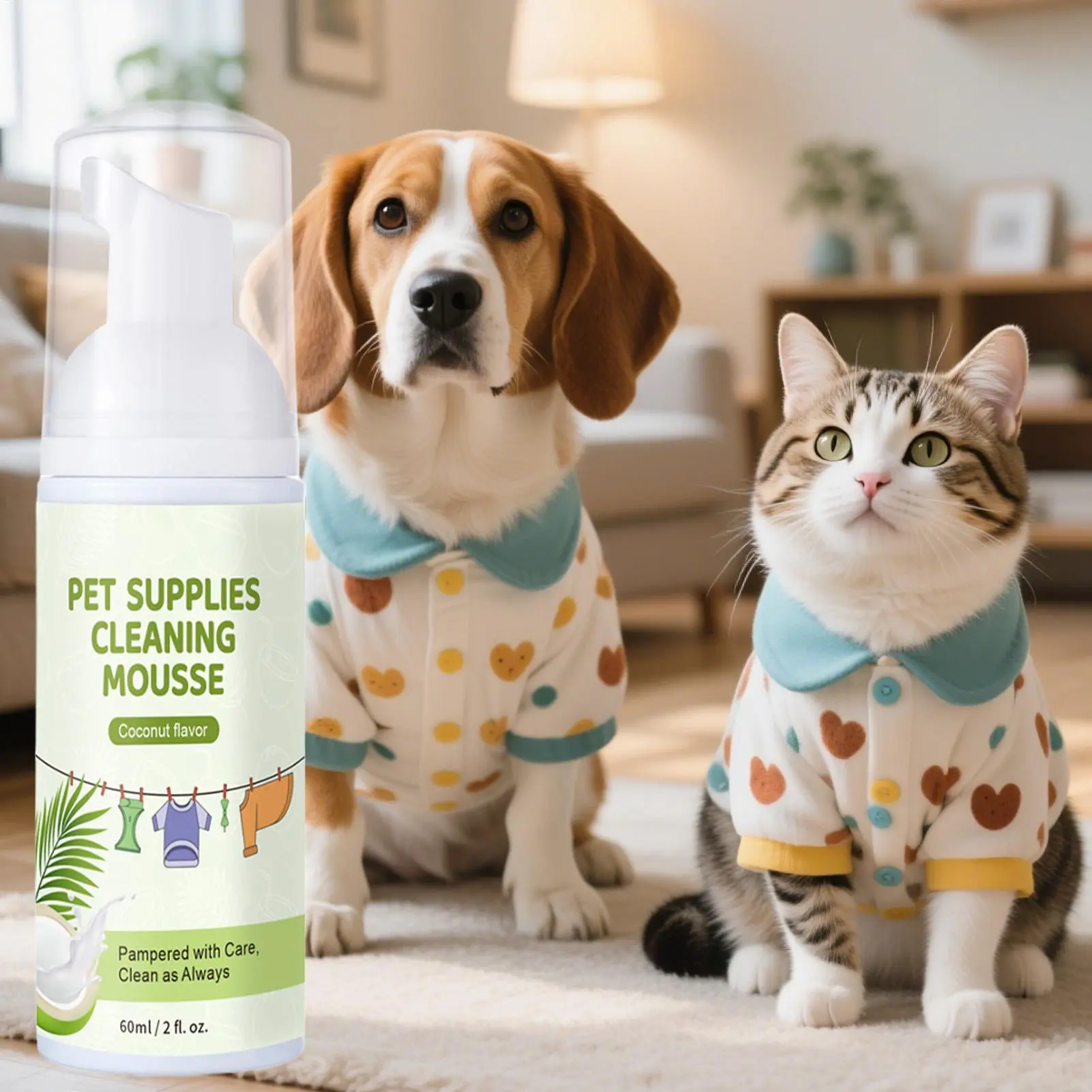 Dog Detergent Pet Safe Odor Remover Detergent Additive Supplies Fragrant Clothes Washing Liquid For Hand Wash Cat Beds