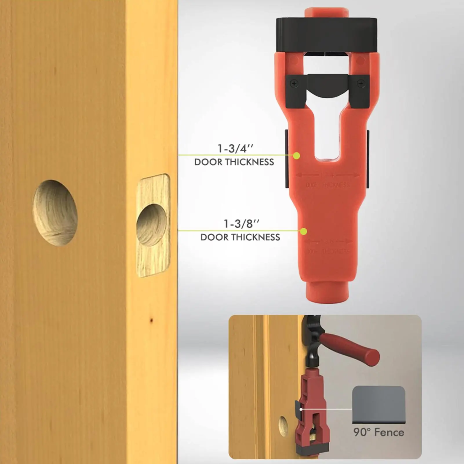 Door Lock Installation Kit Door Installation Tools Lock Replacement Parts For Stud Window Garage Shop Entry Balcony Bookcase