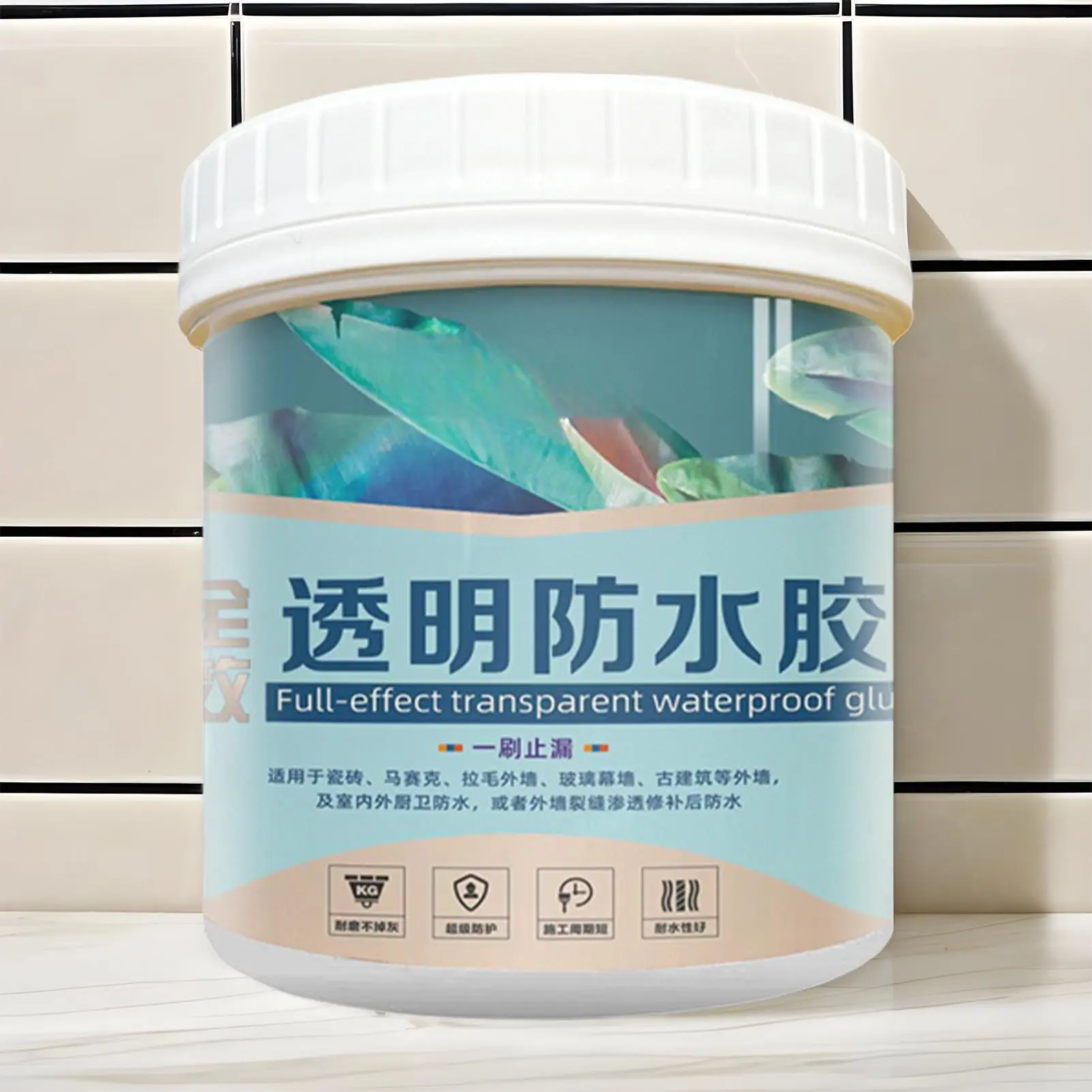 Transparent Waterproof Adhesive 300g Invisible Repairing Leak Agent Water-Based Anti-Leakage Sealant For Indoor Bathroom Kitchen