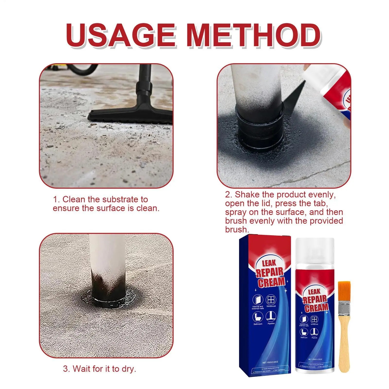 Sealant Spray Waterproof Roof Leak Repair Sealers Sealant Coating Quick Dry Wall Gap Filler For Gutter Window Frame Tile