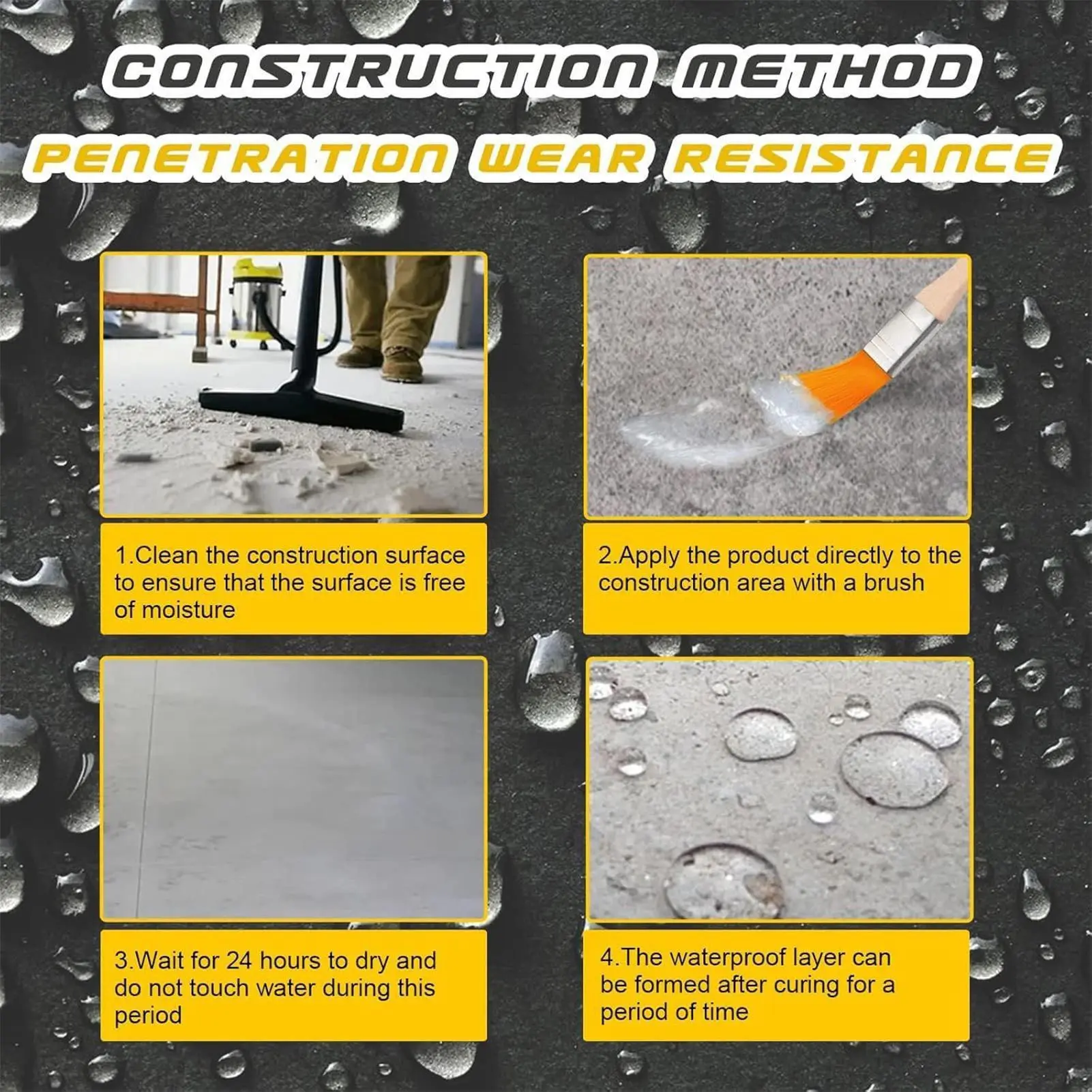 Transparent Waterproof Adhesive 300g Invisible Repairing Leak Agent Water-Based Anti-Leakage Sealant For Indoor Bathroom Kitchen