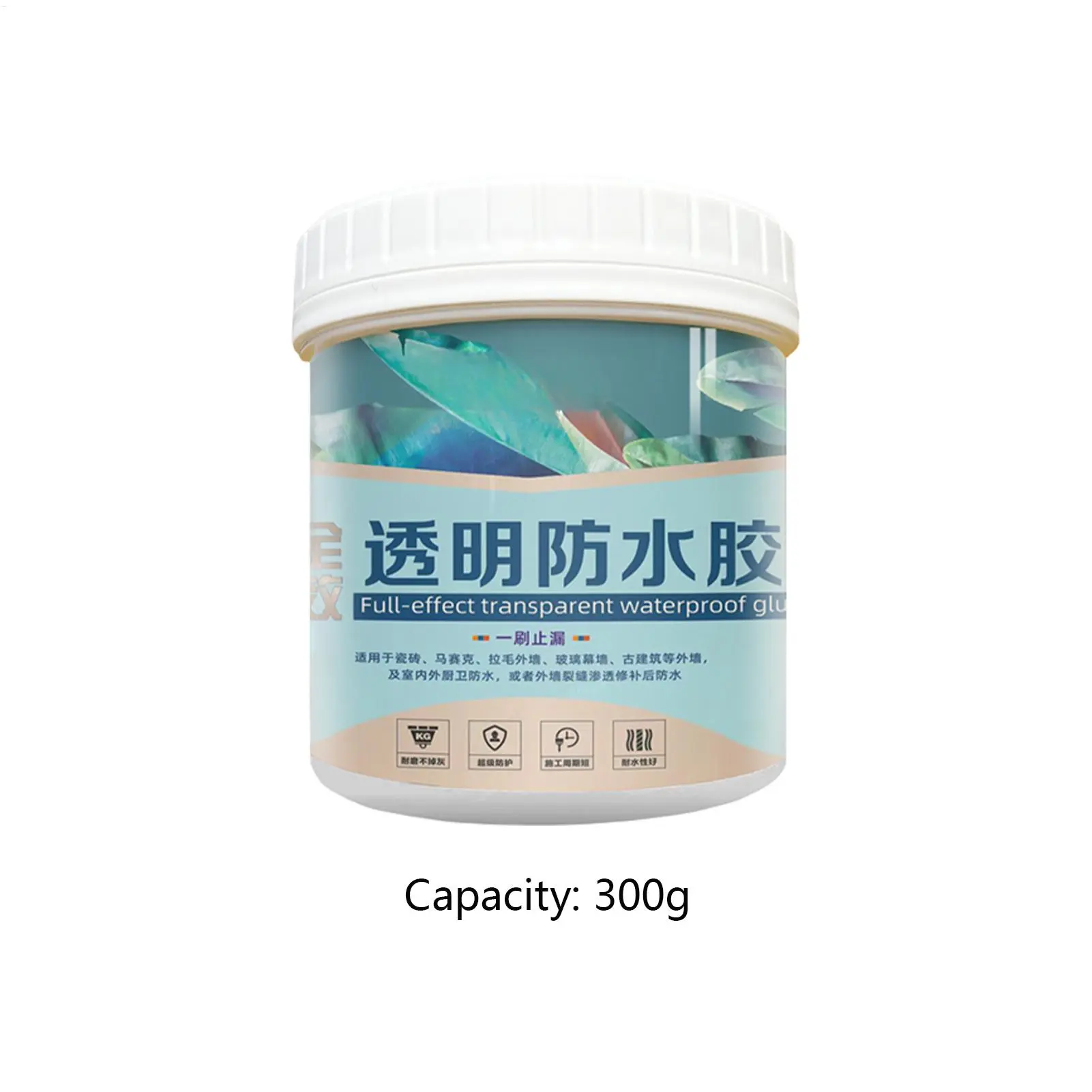 Transparent Waterproof Adhesive 300g Invisible Repairing Leak Agent Water-Based Anti-Leakage Sealant For Indoor Bathroom Kitchen