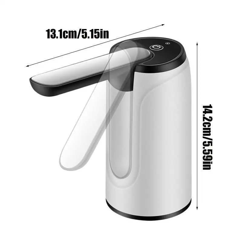 Water Jug Pump Automatic Water Dispenser Folding Quiet Drinking Device Hot & Cold Household Supplies For Hydration