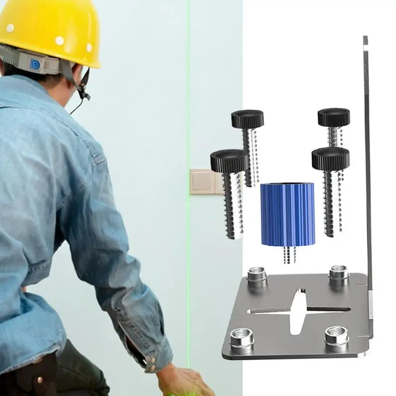 LevelsBracket For Wall Stainless Steel Levels Rack For Wall Power Tool Accessories Precision Adjustment Support Holder For Home