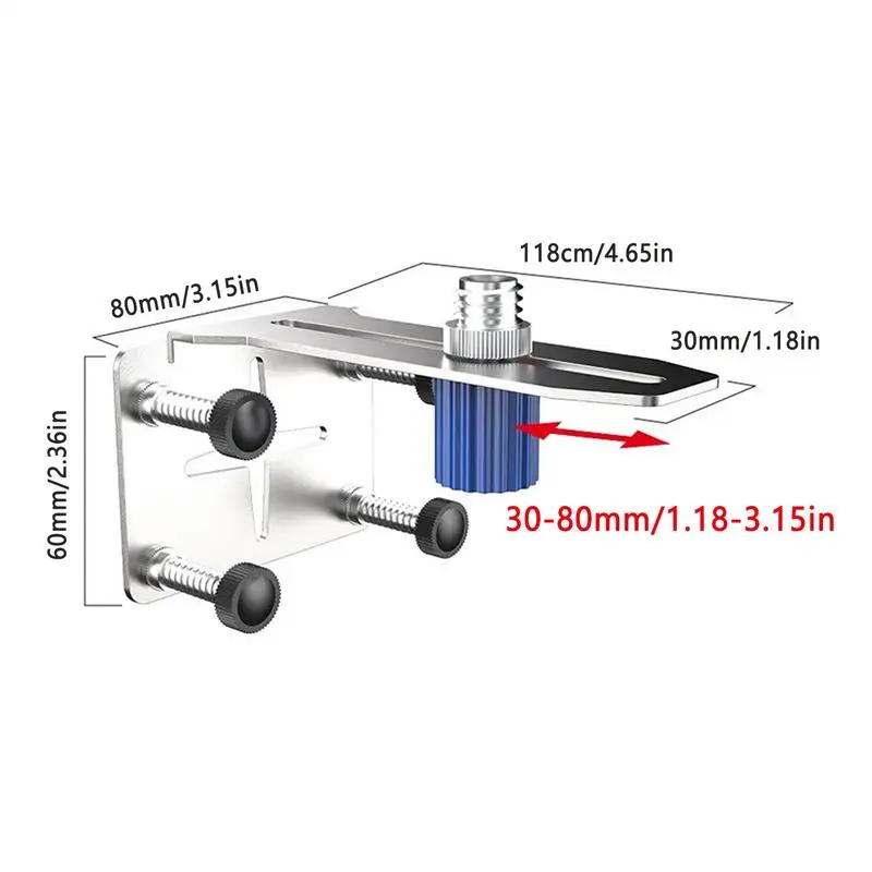 LevelsBracket For Wall Stainless Steel Levels Rack For Wall Power Tool Accessories Precision Adjustment Support Holder For Home