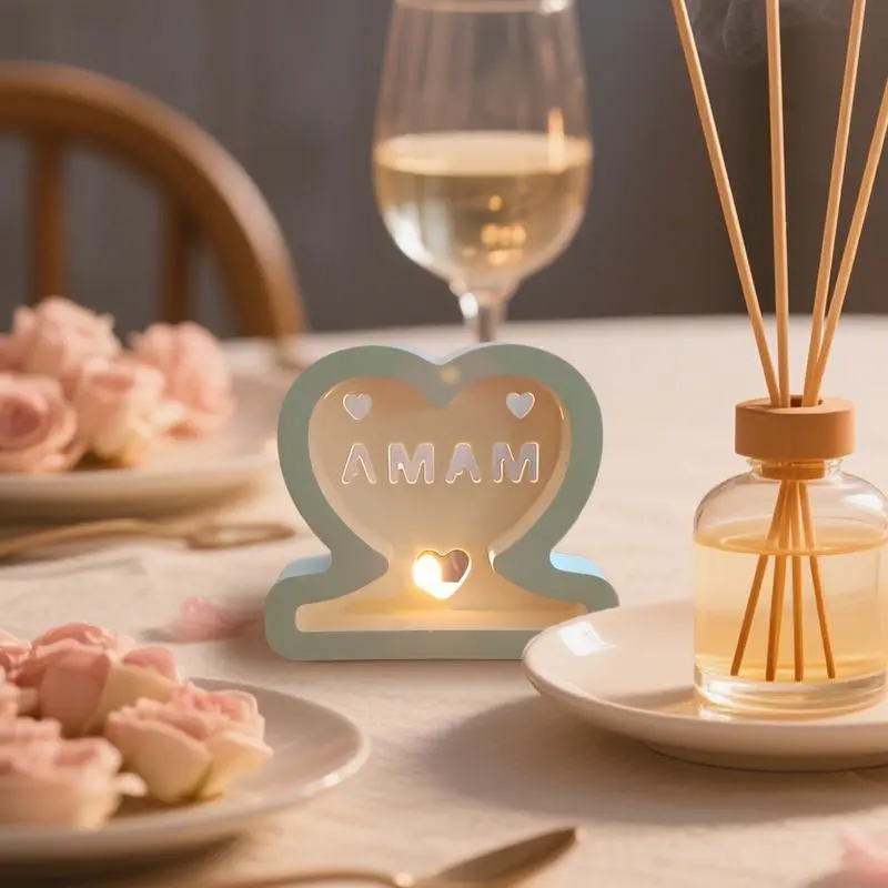 Mama Silicone Mold For Resin Mother's Day MAMA Letter Love Plaster Mould Non-Stick Reusable Easy Release Molds For Plaster