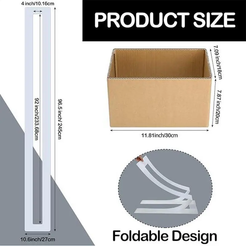 Parking Lot Stencils Parking Lot Lines Stencil For Painting 4 X 92 Inch Silicone Lettering Aids Drawing Supplies With Paper Box