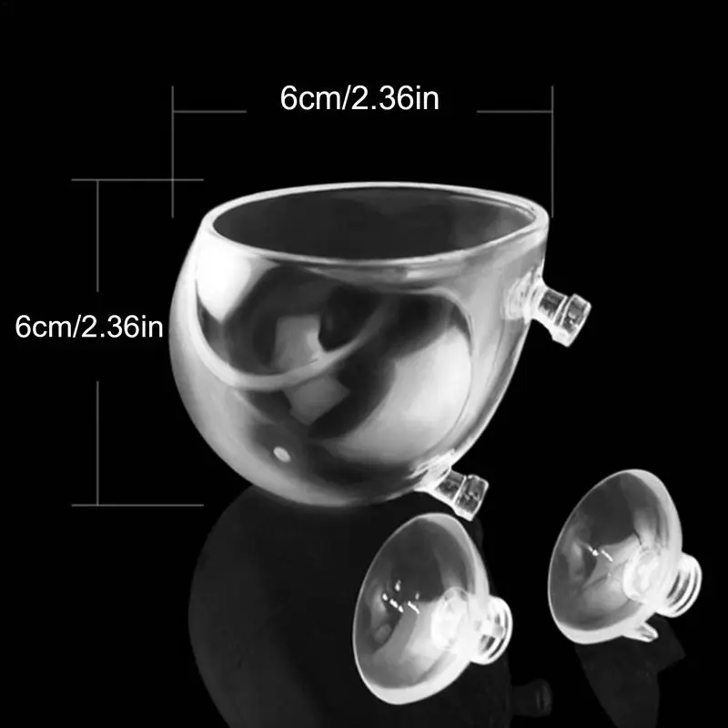 Fish Tank Plant Holder Suction Cup Plant Holder Transparent Removable Fish Tank Landscaping Easy Grow For Vibrant Live