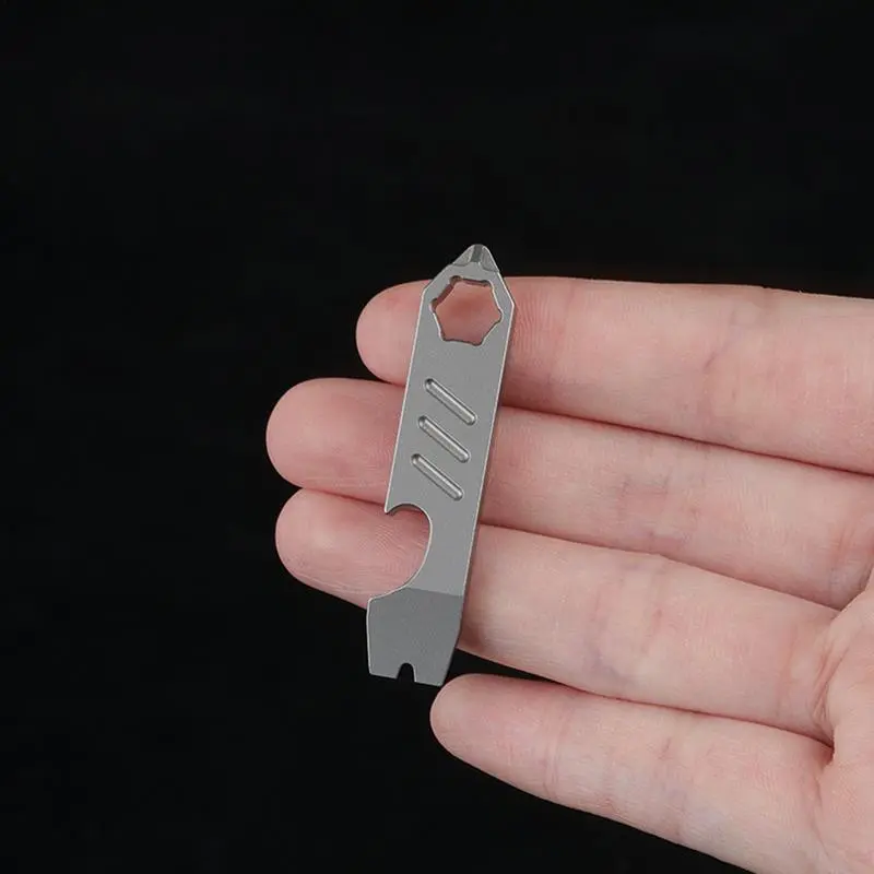 Precision Screw Driver Portable Keychain Pry Bar Hex Keys For Survival Outdoor Camping Family Women Men Friends Everyday Carry