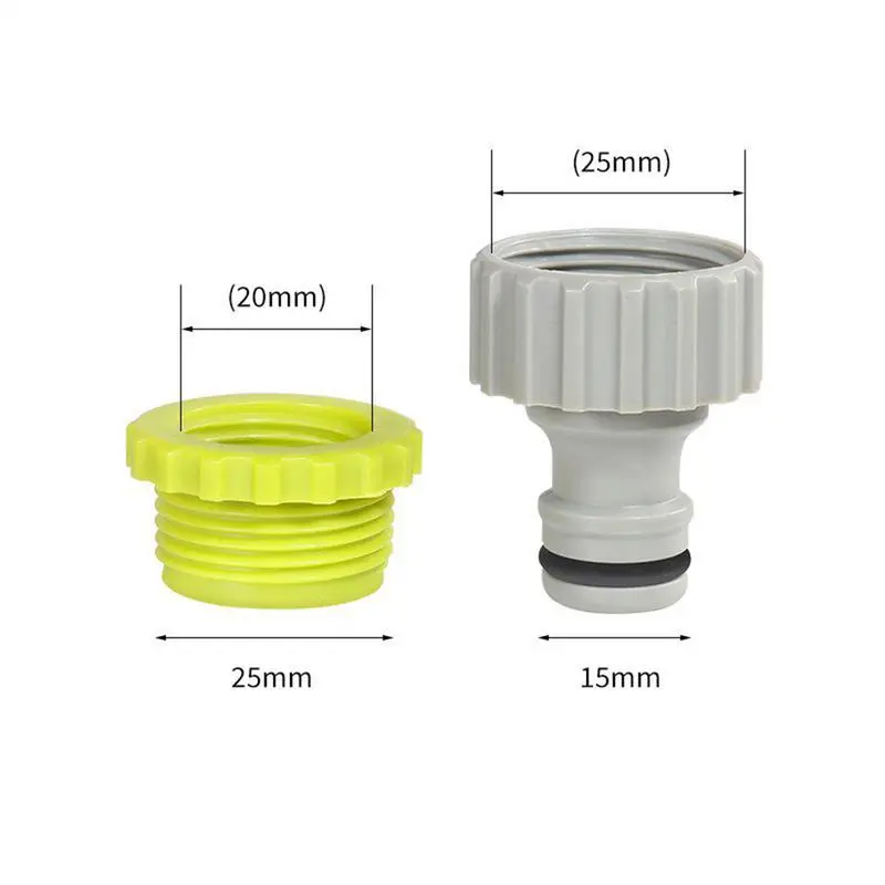Hose Tap Adapter 6 Pieces Tap Quick Connect Adapters 1/2 Inch And 3/4 Inch Fitting Hose Attachment For Watering Irrigation Lawn