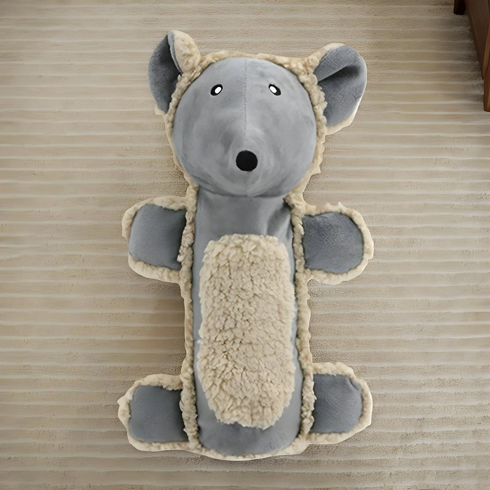 Squeaky Toys For Dogs Dog Squeaky Toys Cute Plush Doll Stuffed Animal Chew Squeaker Teeth Cleaning Indoor Games For Boredom