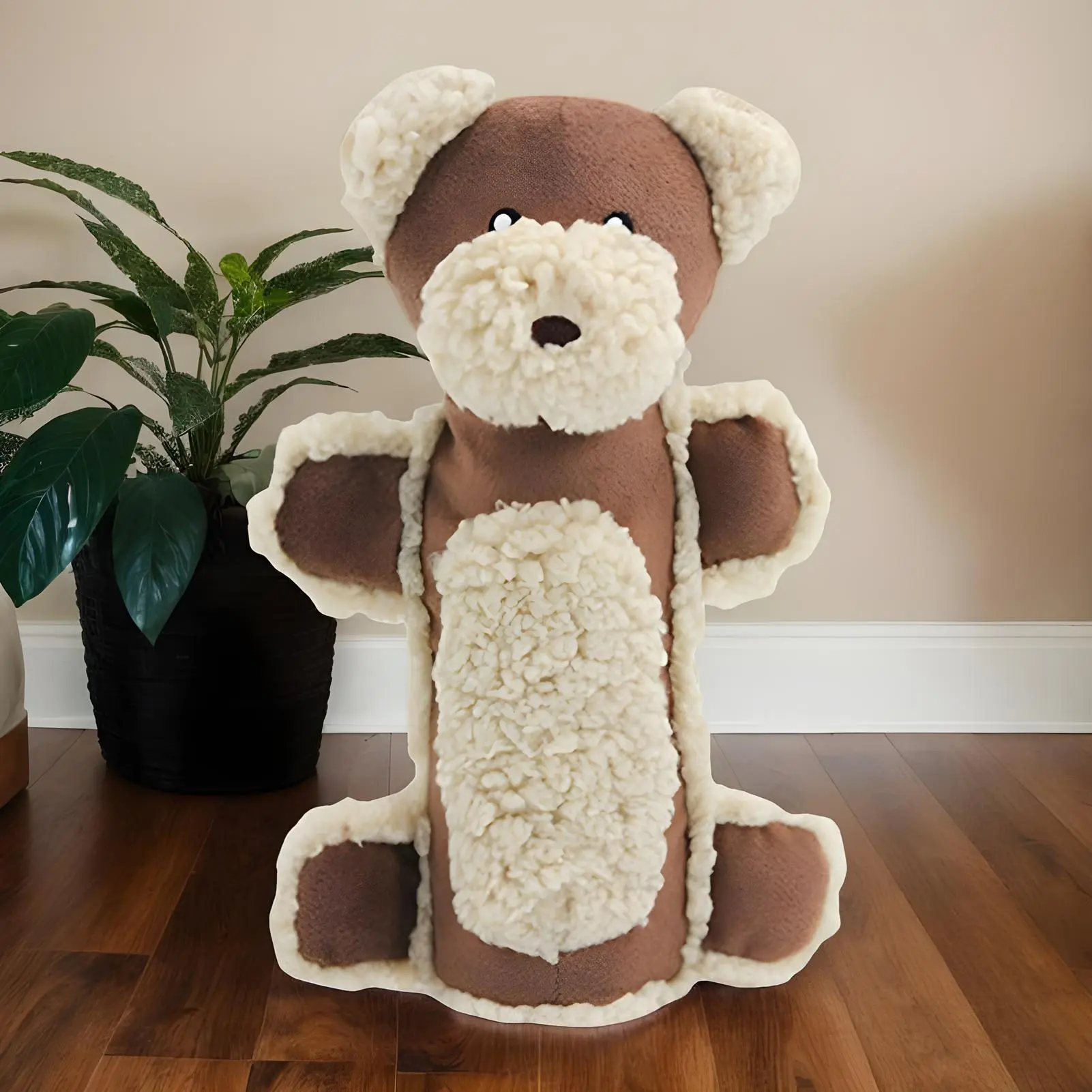 Squeaky Toys For Dogs Dog Squeaky Toys Cute Plush Doll Stuffed Animal Chew Squeaker Teeth Cleaning Indoor Games For Boredom
