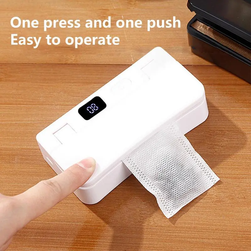 Vacuum Sealing Machine Portable Sealing Machine Countdown Display 5 Modes Electric Packing Device For Freshness Storage Meal