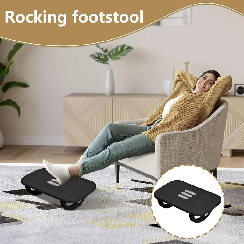 Foot Rest For Under Desk At Work Ergonomic Support Foot Stool For Chair Leg Comfort Support Stools For Home School Apartment