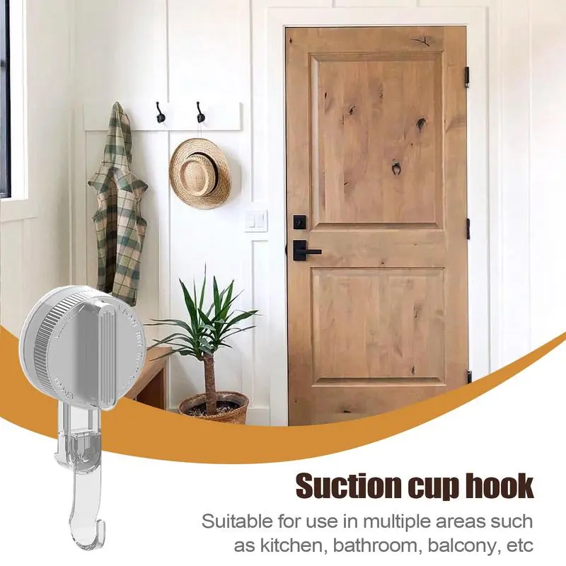 Suction Cup Shower Hooks Suction Cup Hooks For Glass Window Heavy Duty Removable Holder Wall Hangers No Damage Storage For Towel