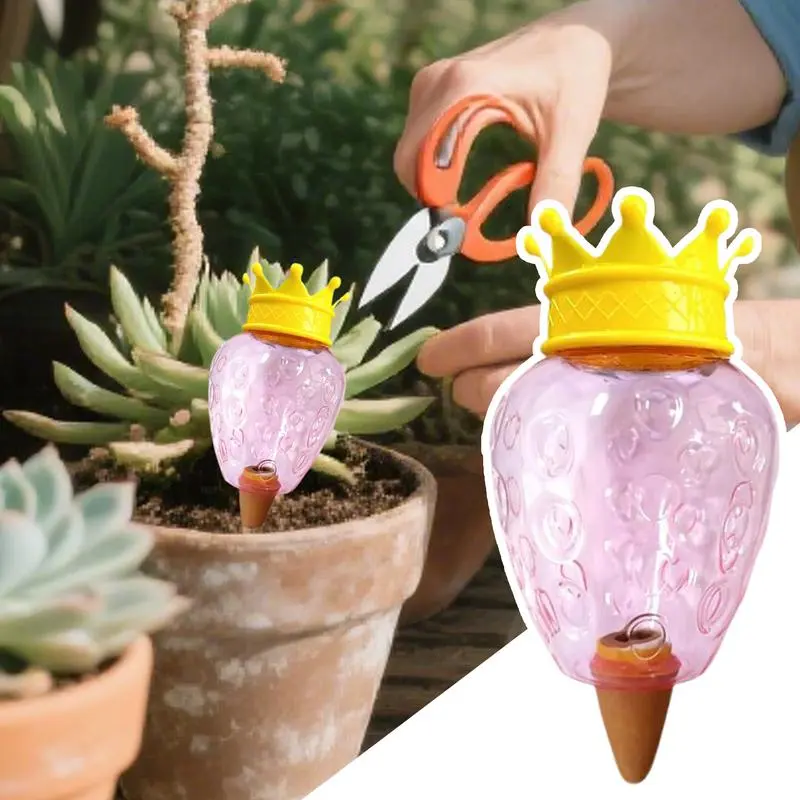Plant Watering Globes 2X Plant Waterer Globes Automatic Slow Release Irrigation System For Houseplants Potted Flowers Succulents