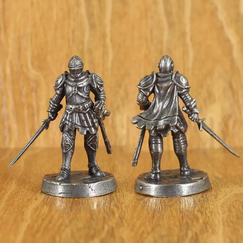 Desk Statue Warrior Craft Ornament Creative Desktop Model Toy Home Decoration For Garden Balcony Nightstand Entryway Living Room
