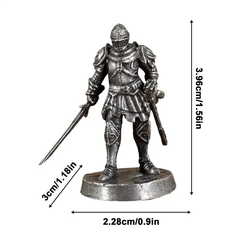 Desk Statue Warrior Craft Ornament Creative Desktop Model Toy Home Decoration For Garden Balcony Nightstand Entryway Living Room