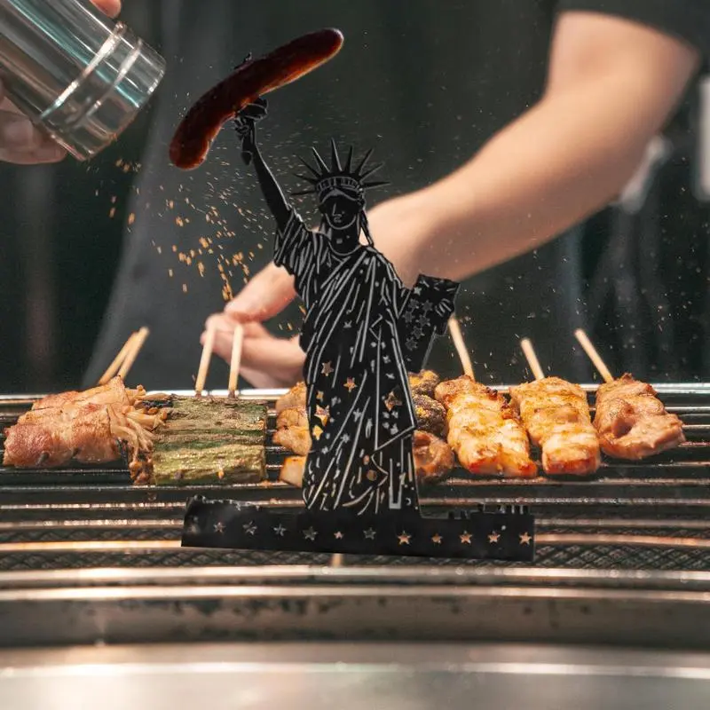 Hot Dog Roller Grill Portable Hot Dog Holder Metal Creative Funny Grill Accessories For Kitchen Events Grilling Camping Trips