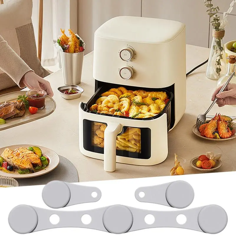 Air Fryer Magnets For Parchment Paper Air Fryer Parchment Paper Silicone Magnetic Buckle Safe Airfryer Fixing Supplies For