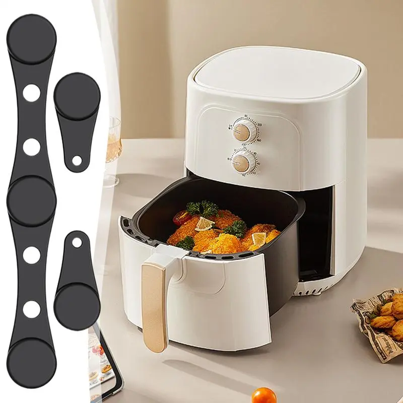 Air Fryer Magnets For Parchment Paper Air Fryer Parchment Paper Silicone Magnetic Buckle Safe Airfryer Fixing Supplies For