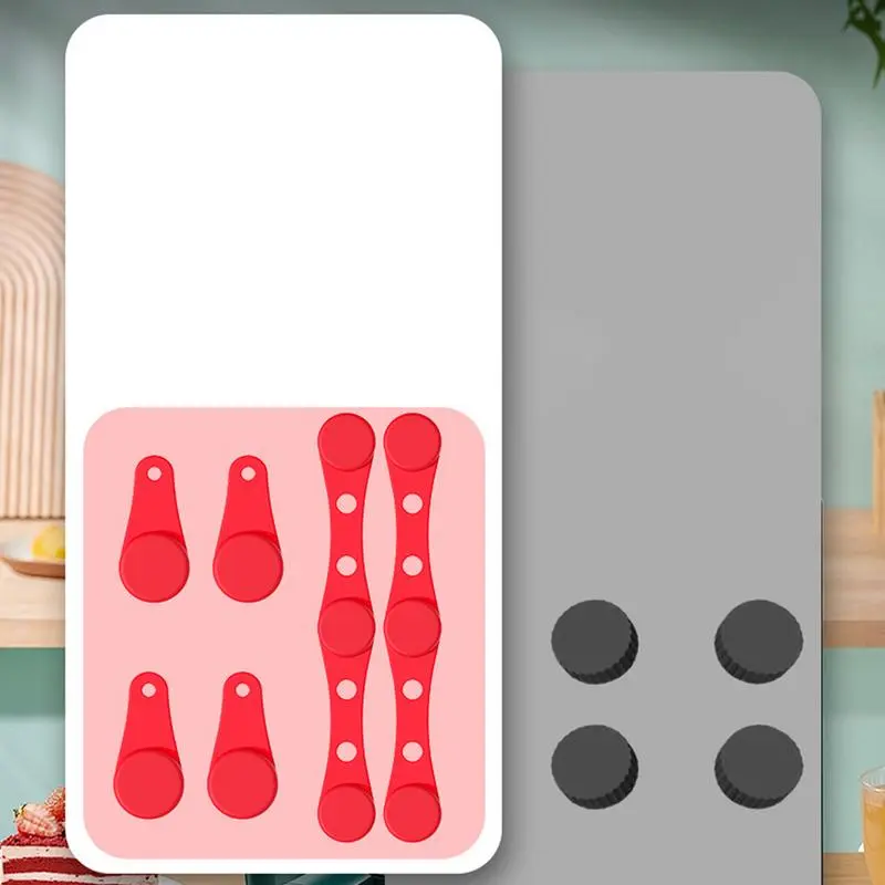 Air Fryer Magnets For Parchment Paper Air Fryer Parchment Paper Silicone Magnetic Buckle Safe Airfryer Fixing Supplies For