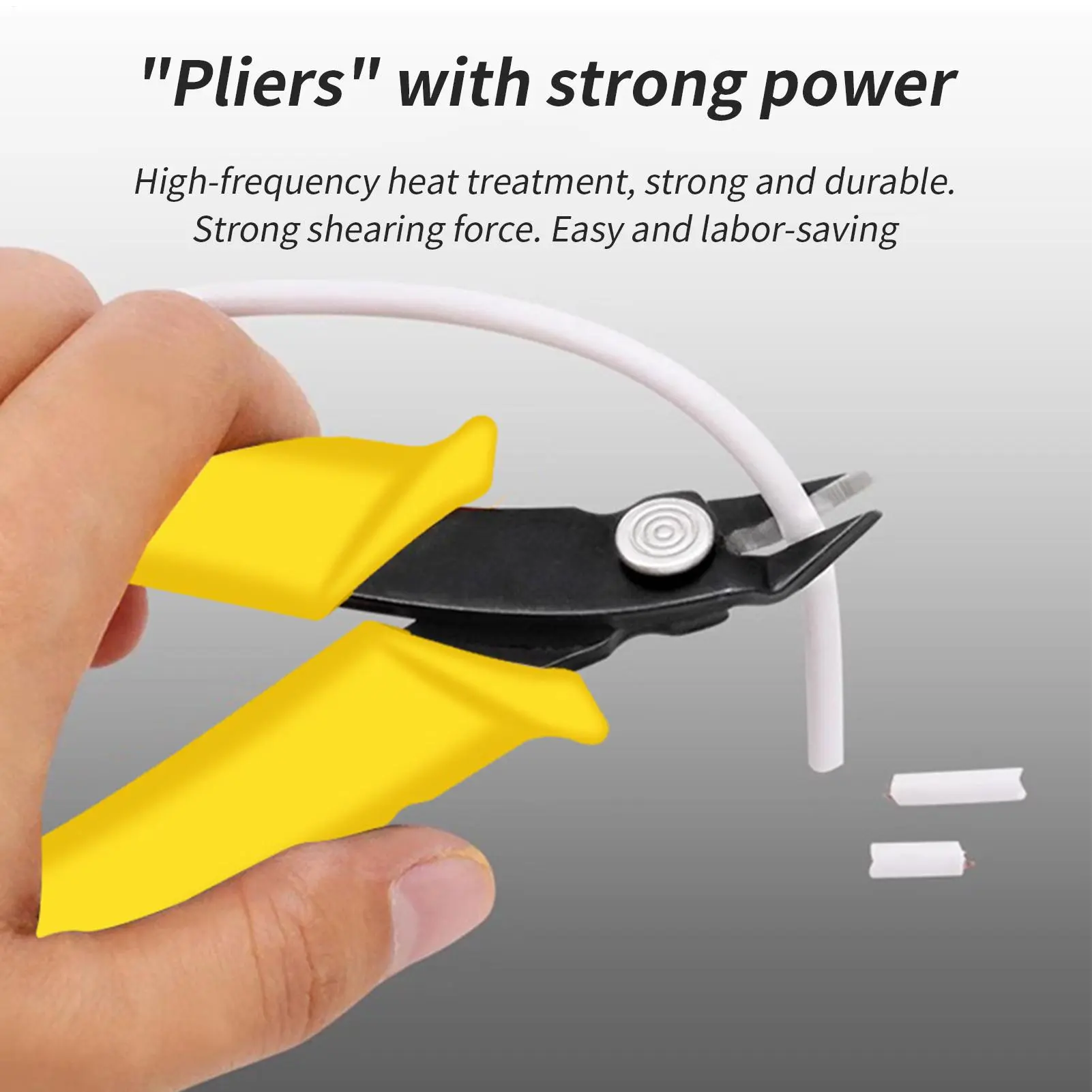 Side Cutters Precision Wire Snip Tool Heavy Duty Anti-Slip Diagonal Pliers For Electrical Work HVAC Installation Plumbing