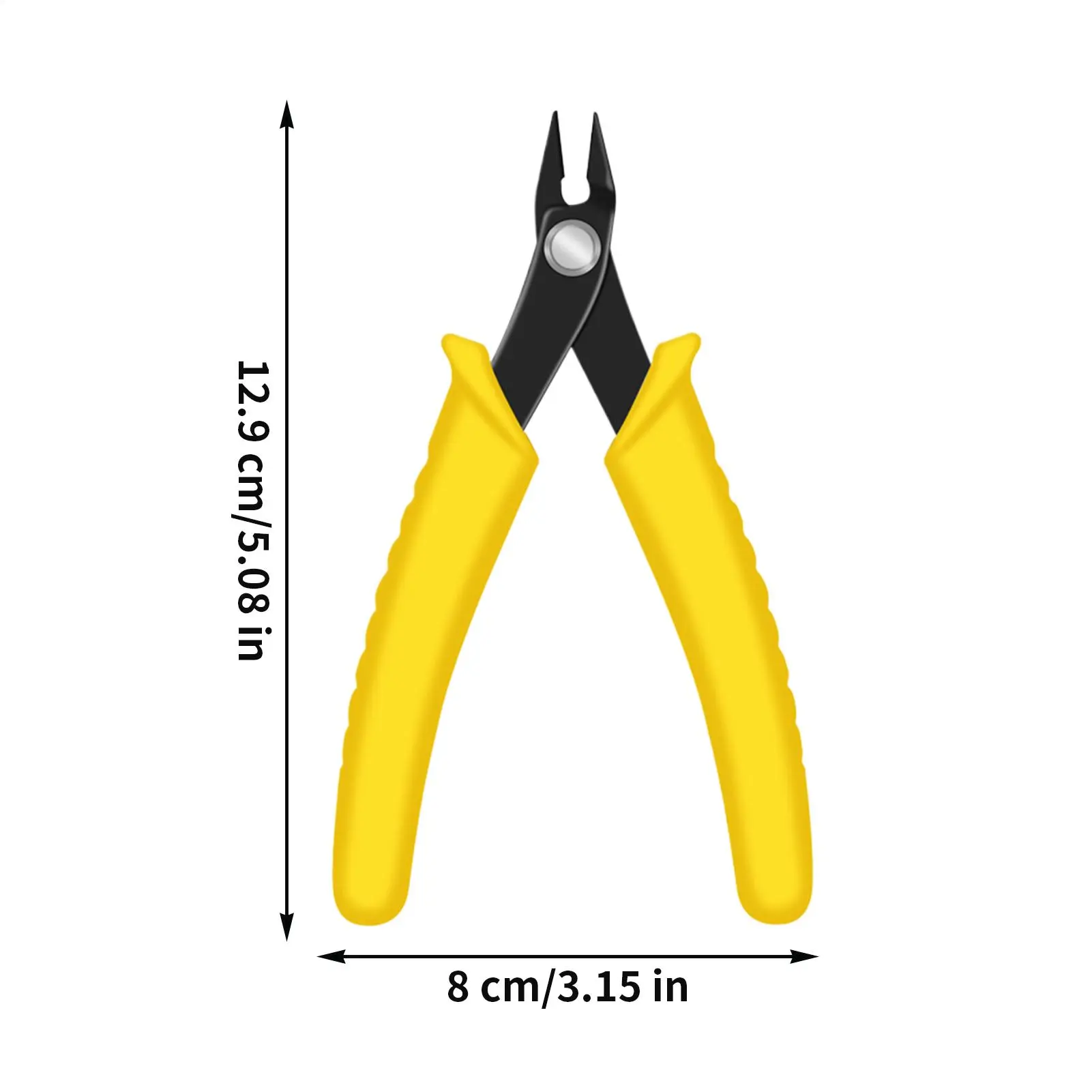 Side Cutters Precision Wire Snip Tool Heavy Duty Anti-Slip Diagonal Pliers For Electrical Work HVAC Installation Plumbing