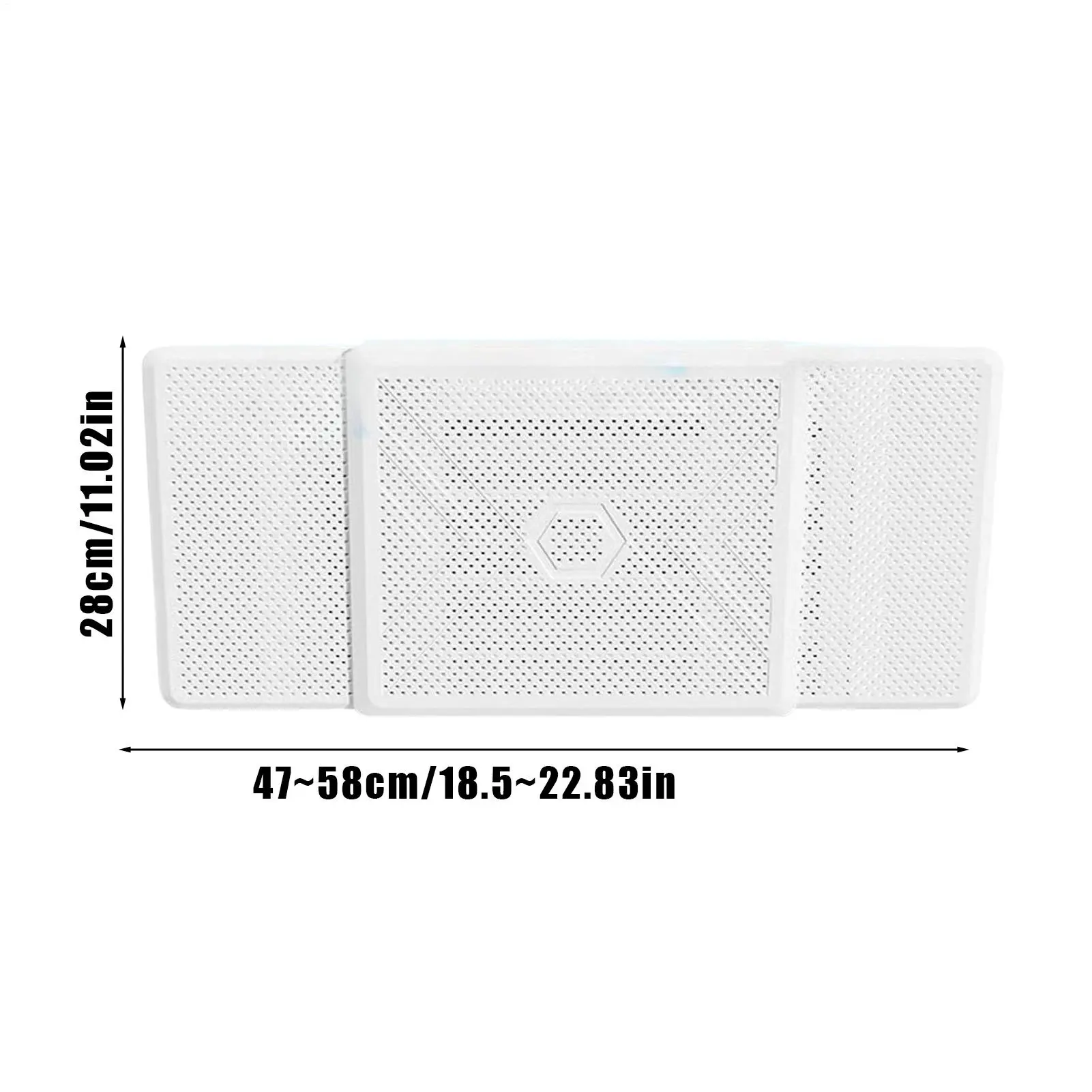 Air Vent Deflector Wall Mounted AC Deflector Retractable Air Conditioner Accessories For Workplace Bathroom Living Room