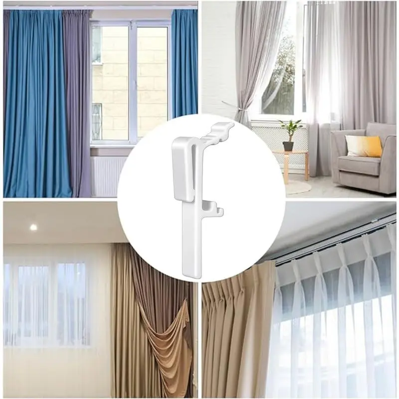 Rv Drapery Clips Side Drapery Hold Down Window Covering Hardware 12x Inside Holdback For Camping Bedroom Outdoor Furniture Parts