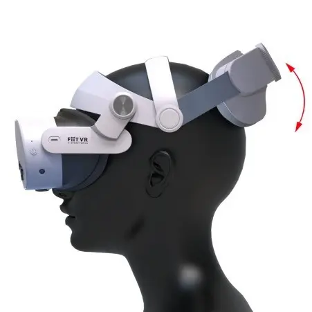 Upgrades Head Strap for Meta Quest 3 Fast Charging Head Strap Extend VR Headset Playtime for Oculus Quest 3