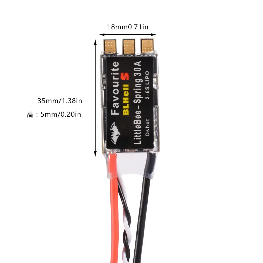 Little Bee BLHeli-S 20A/30A ESC Crossover FPV Violent BLS DSHOT