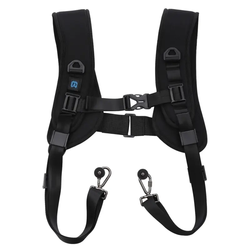 PULUZ Quick Release Double Shoulder Harness Soft Pad Decompression Foam Strap Belt For DSLR Digital Cameras