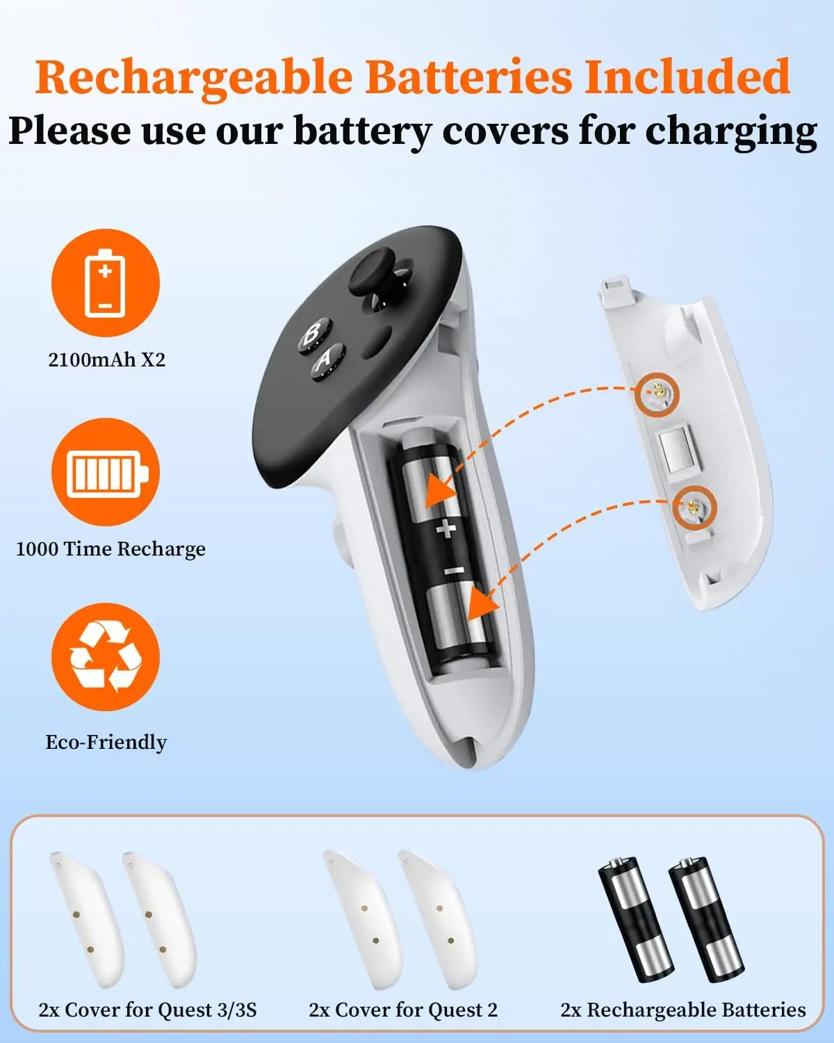 Charging Dock for Meta Quest 3S/3/2 20W Magnetic RGB Charging Station for Oculus Quest 3S/3/2 Headset Controllers VR Accessories