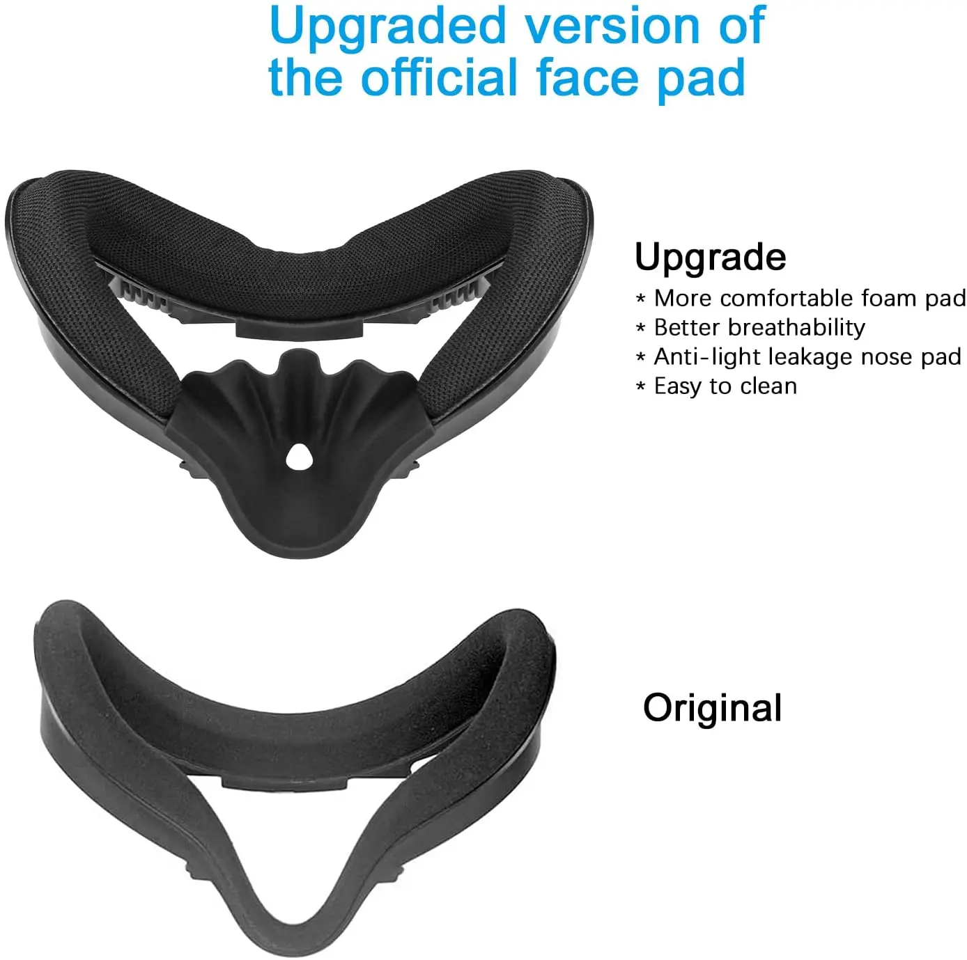Hot Selling 3 in 1 Breathable Soft Face Mask Replacement For Oculus Quest 2 Facial Interface Bracket Foam Pad For Quest 2