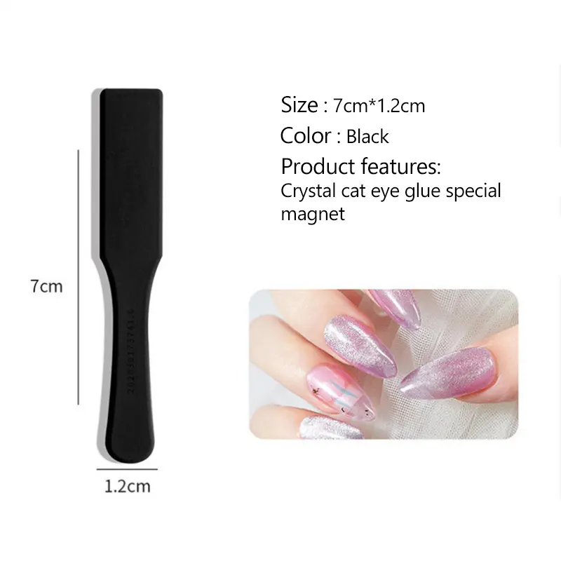 Nail Art Magnetic Stick Cat Eye Wand Pen Multiple Styles Nail Magnet Stick for Cat Eye UV Gel Polish Magic Nails Art Design Tool