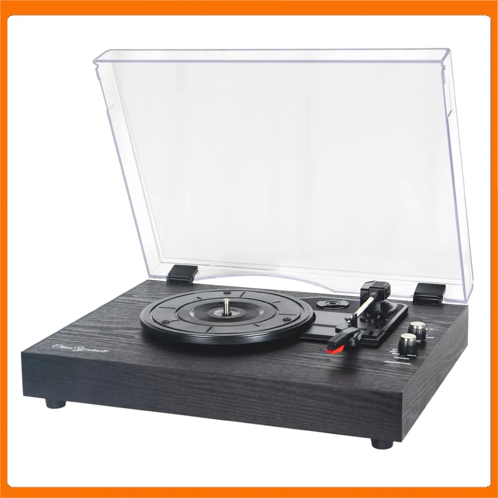 Records Turntable Record Player Built in Speakers Vintage Gramophone 3 Speed BT5.0 AUX in 3.5mm Output Home Record Player